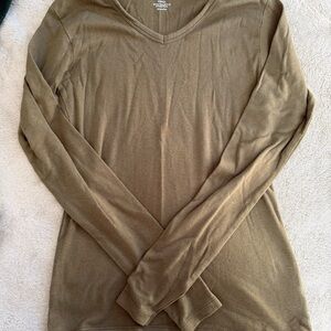 Orvis Olive Long Sleeve Tee